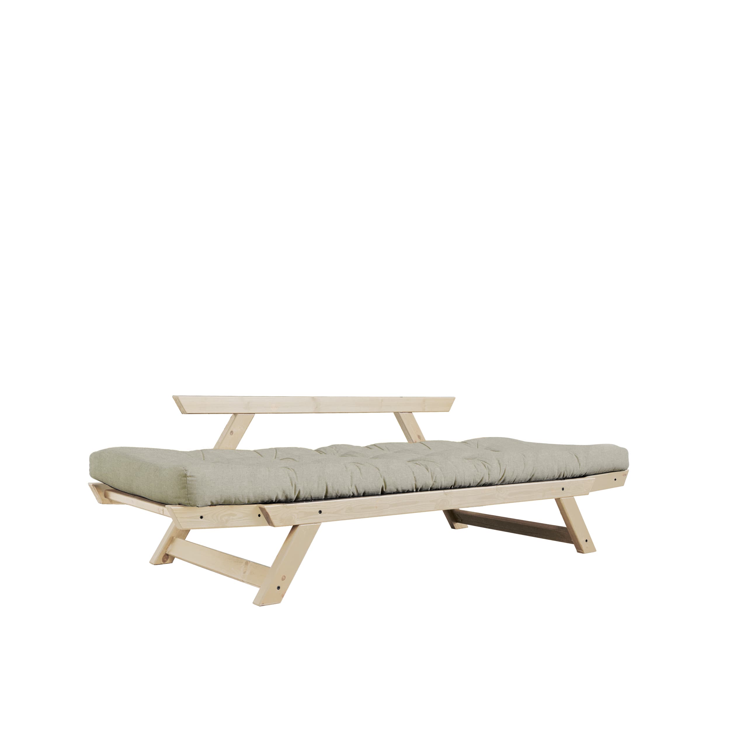 Bebop Tagesbett Natur/Leinen 174cm