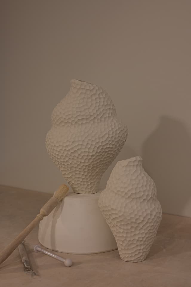 Isla Vase Leinen 32cm