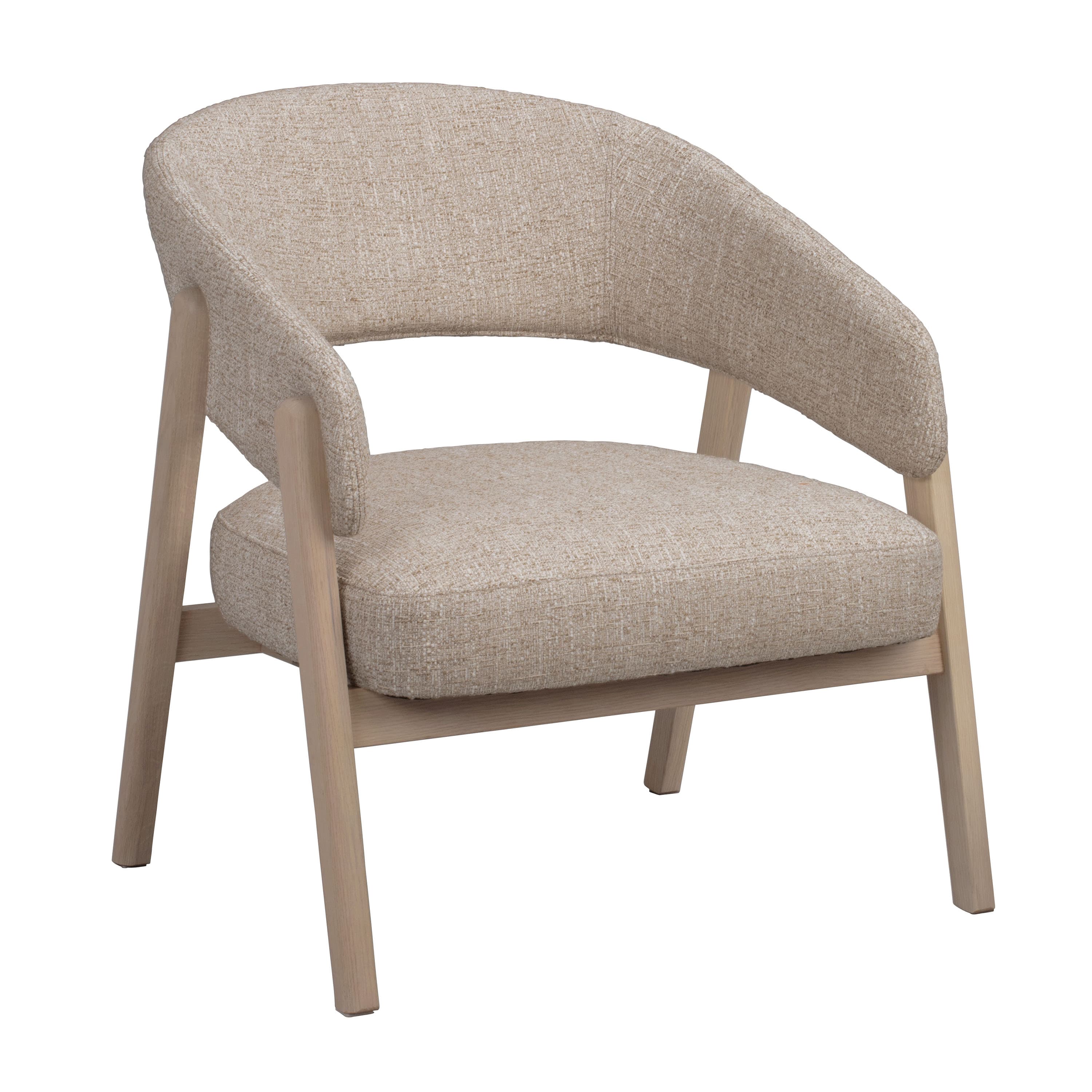 Barnaby Loungestol Ljusbeige/Vitpigmenterad Ek