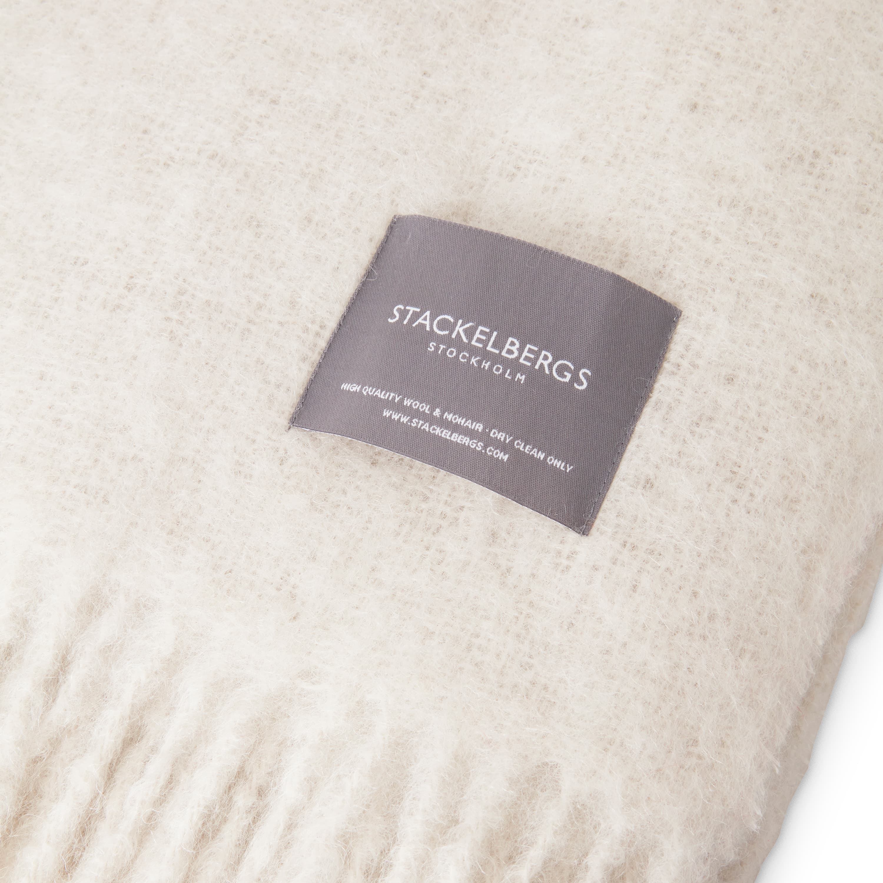 Mohair Pläd Mellow Rose/Brick Melange