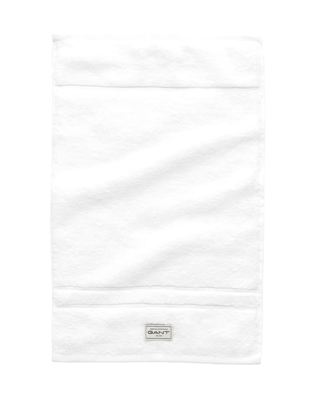Premium Terry Handtuch Weiß 30x50