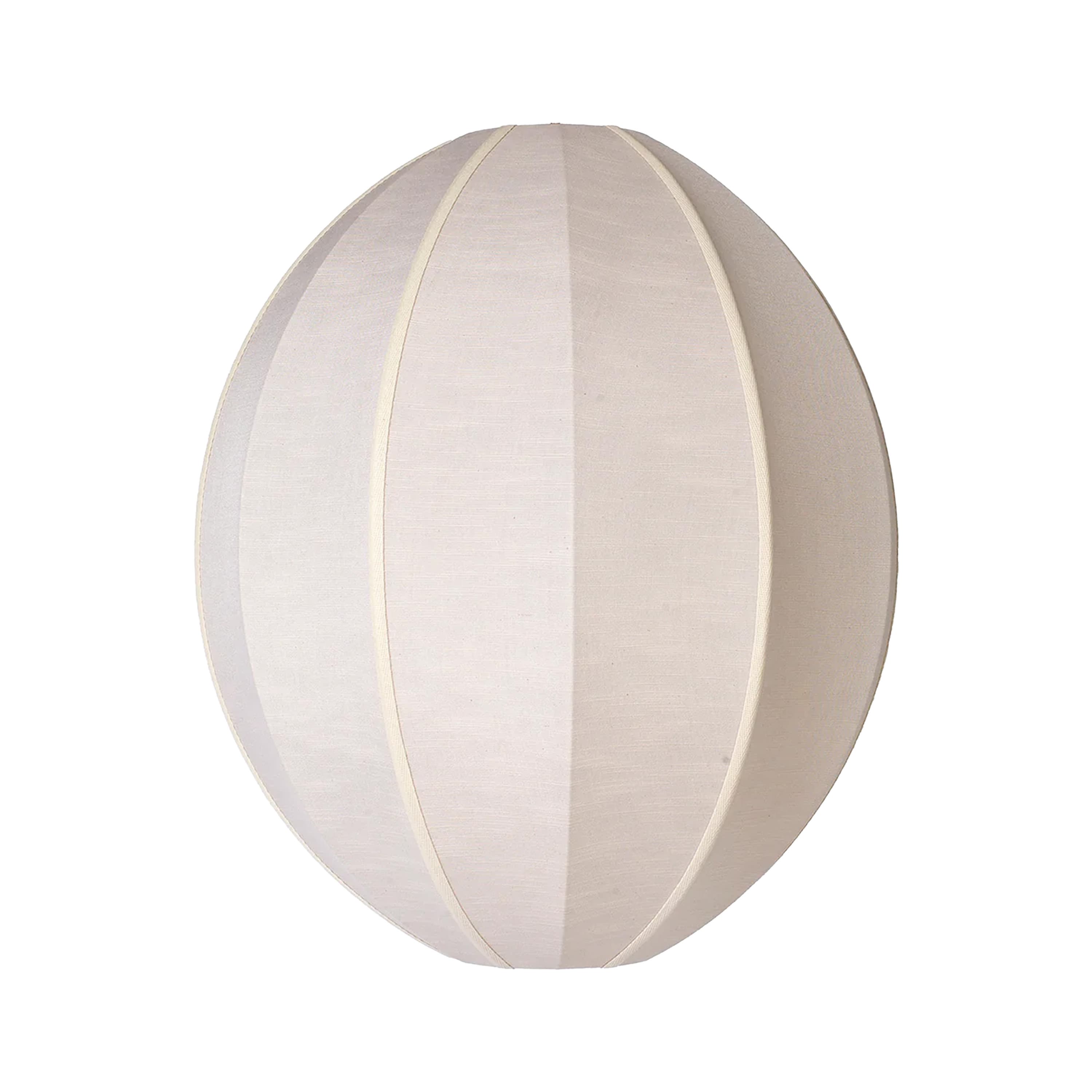 Oval L Lampenschirm Sand