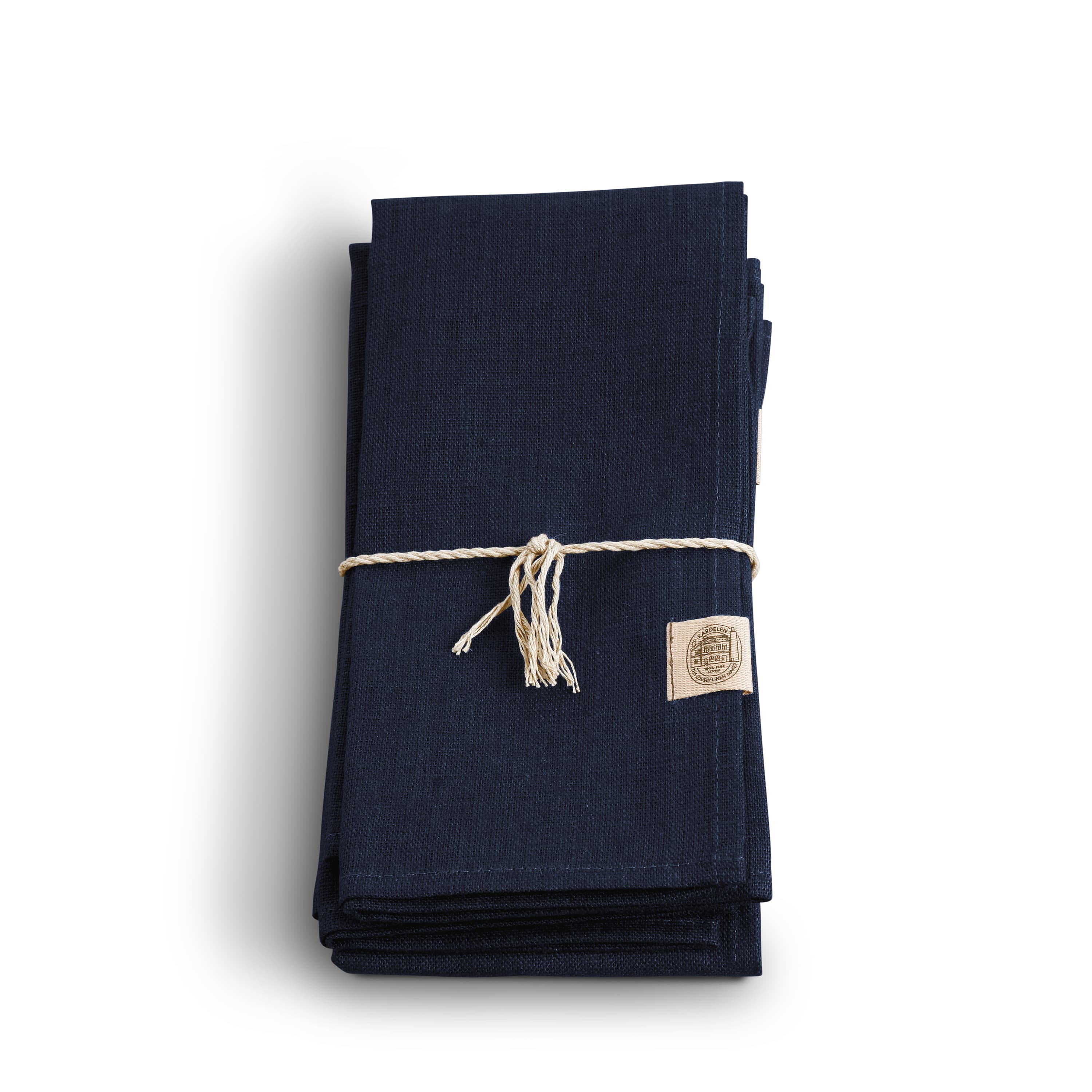 Klassische Servietten Leinen Dark Blue 4er-Pack