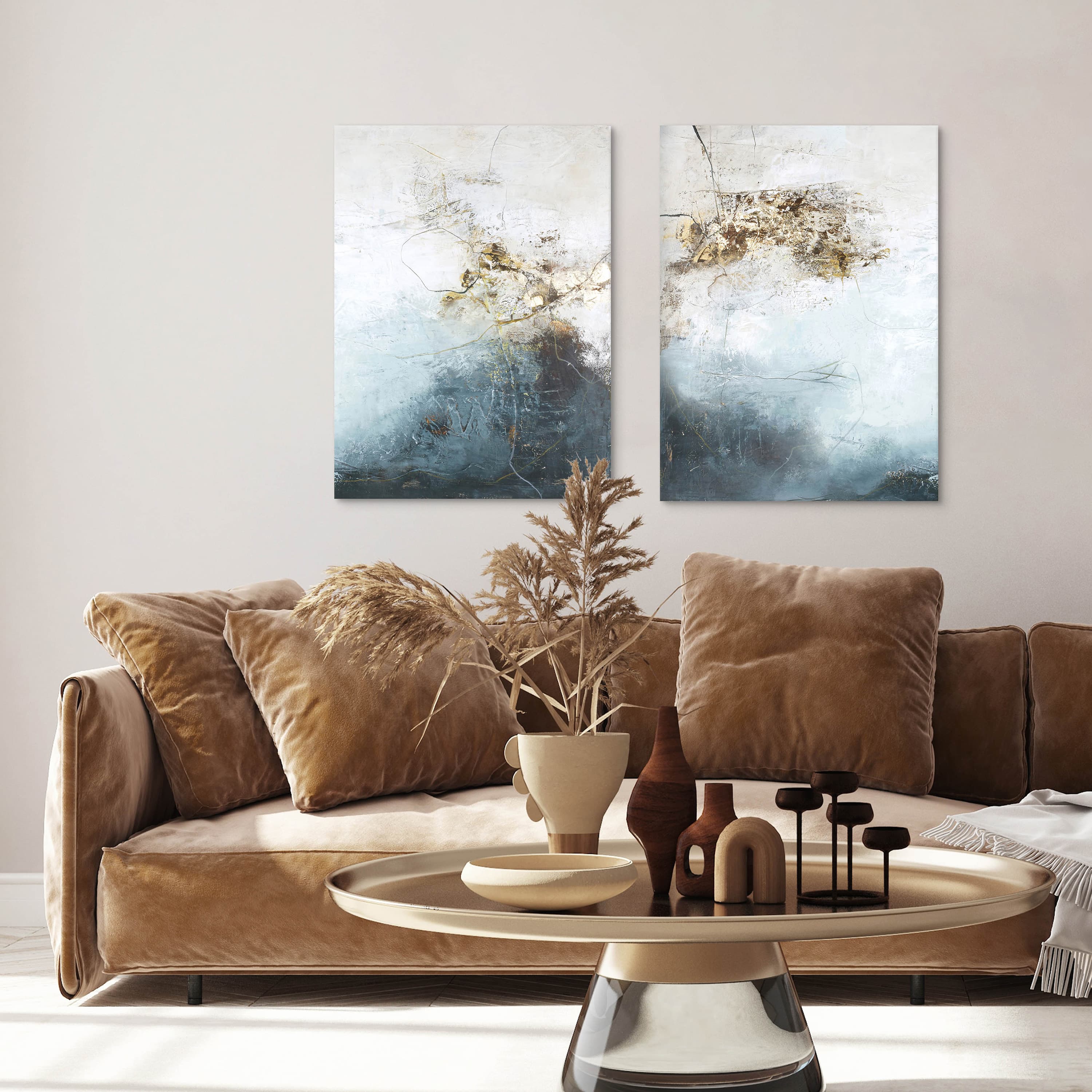 Freja / Blanche 4 Gemälde 60x80