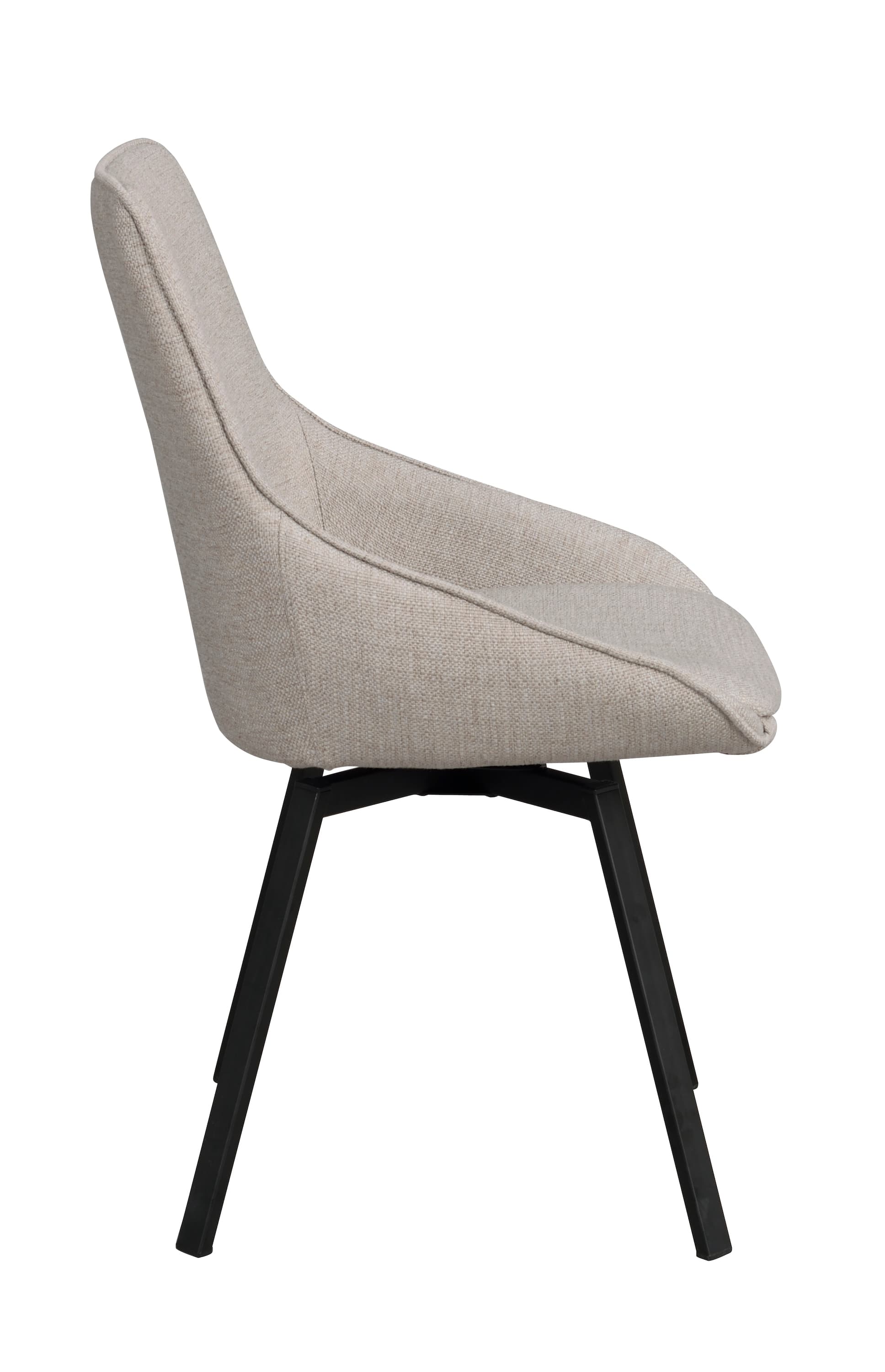 Alison Esszimmerstuhl Beige/Schwarz