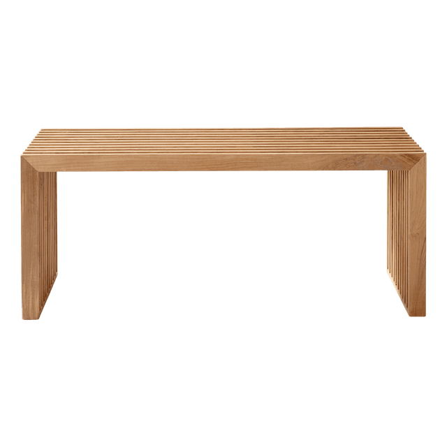 Rib Bank Teakholz 104 cm