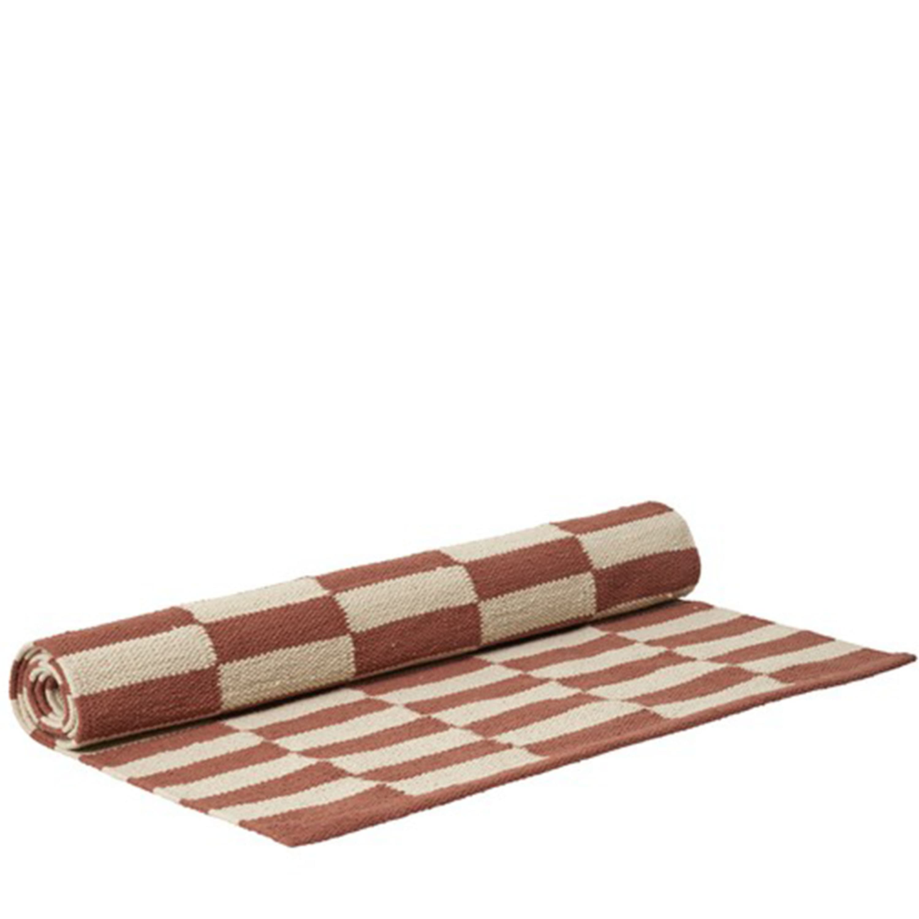 Jane Baumwollteppich Rot 70x200