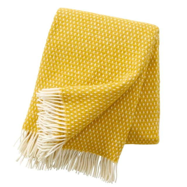 Knut Wool Throw Saffron