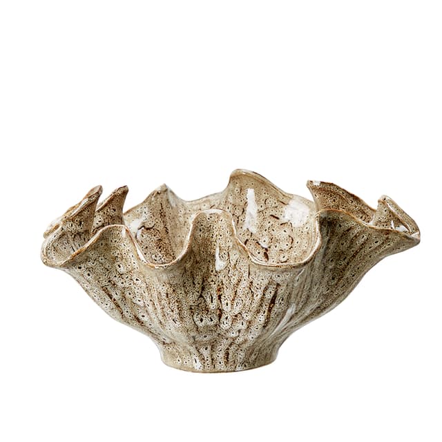 Hanna Bowl Brown Marble 35cm