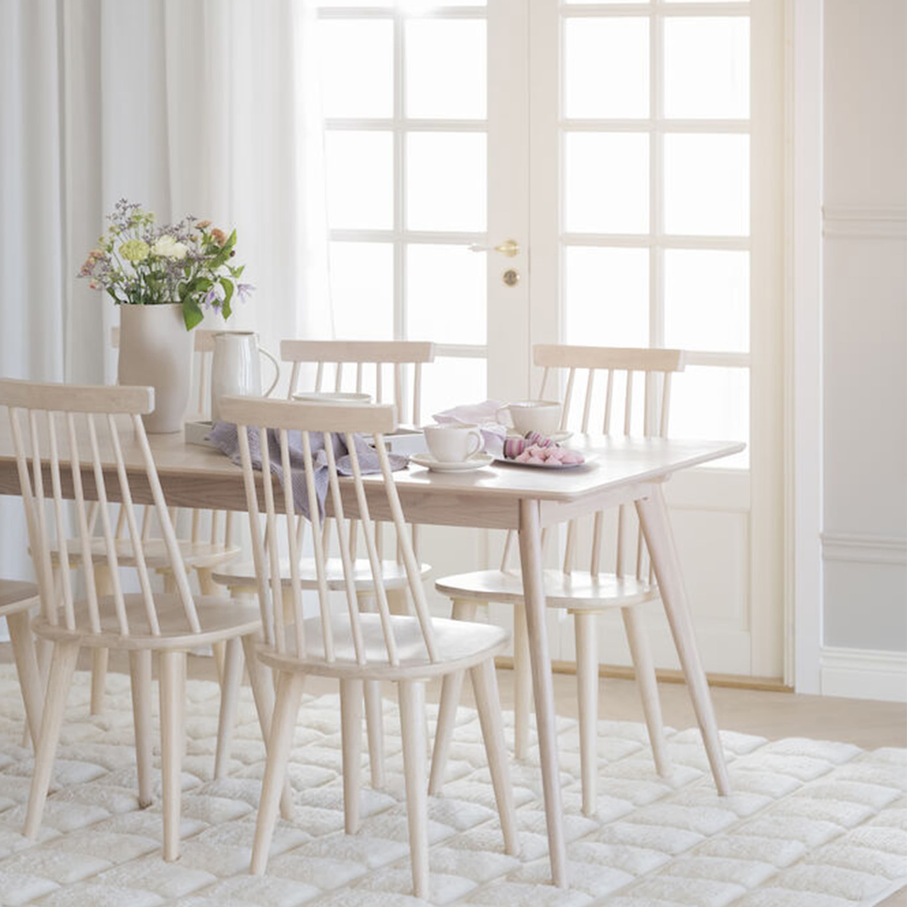Yumi Dining Table White Pigmented 190cm