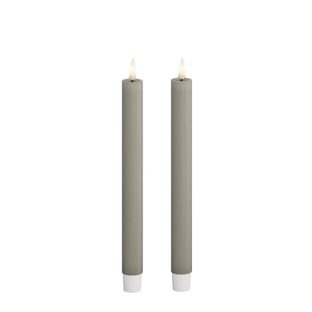 LED Candle Sand 24cm Set of 2
