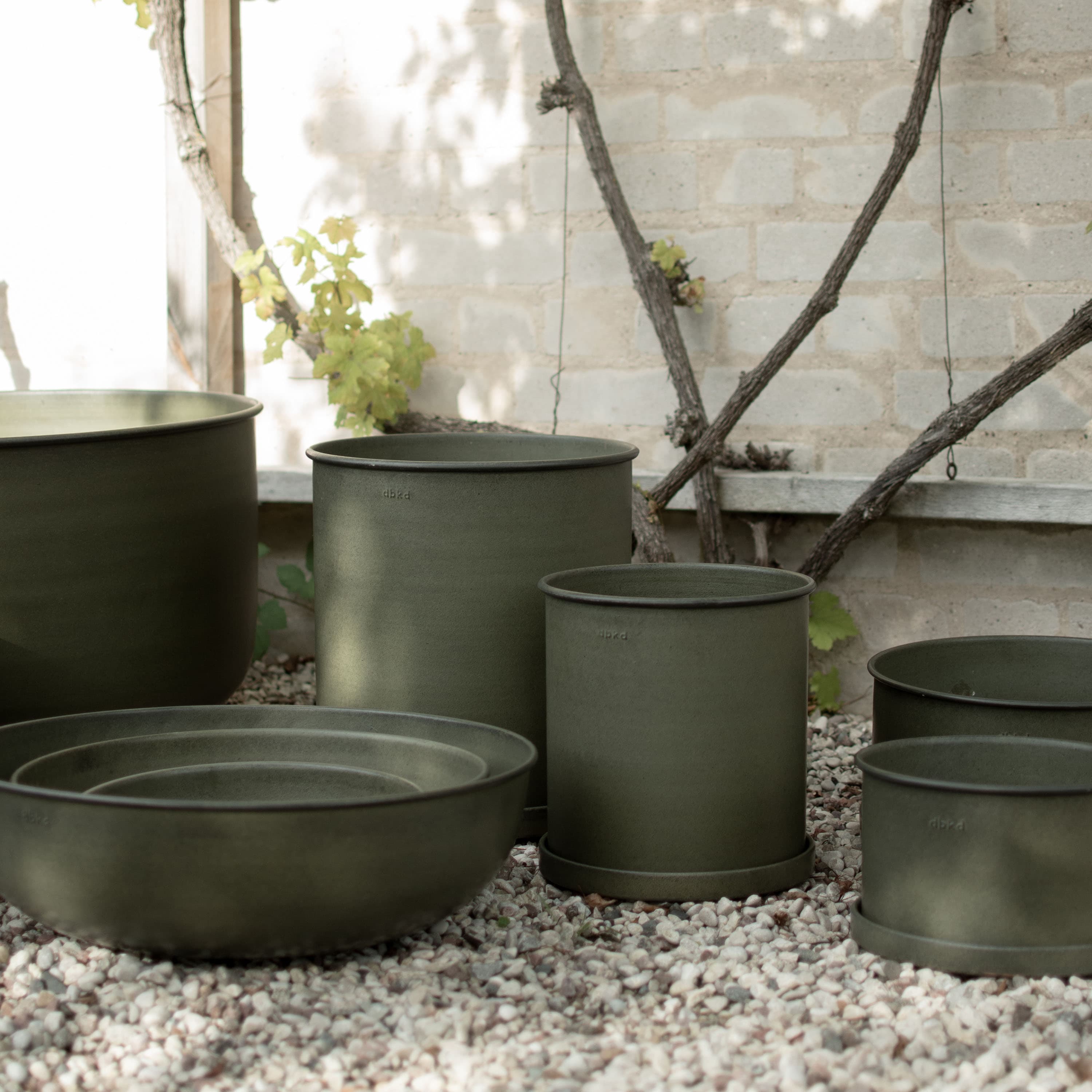 Plant Pot Utekruka Green Large 2-pack