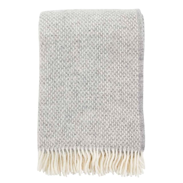 Preppy Wool Throw Grey Melange