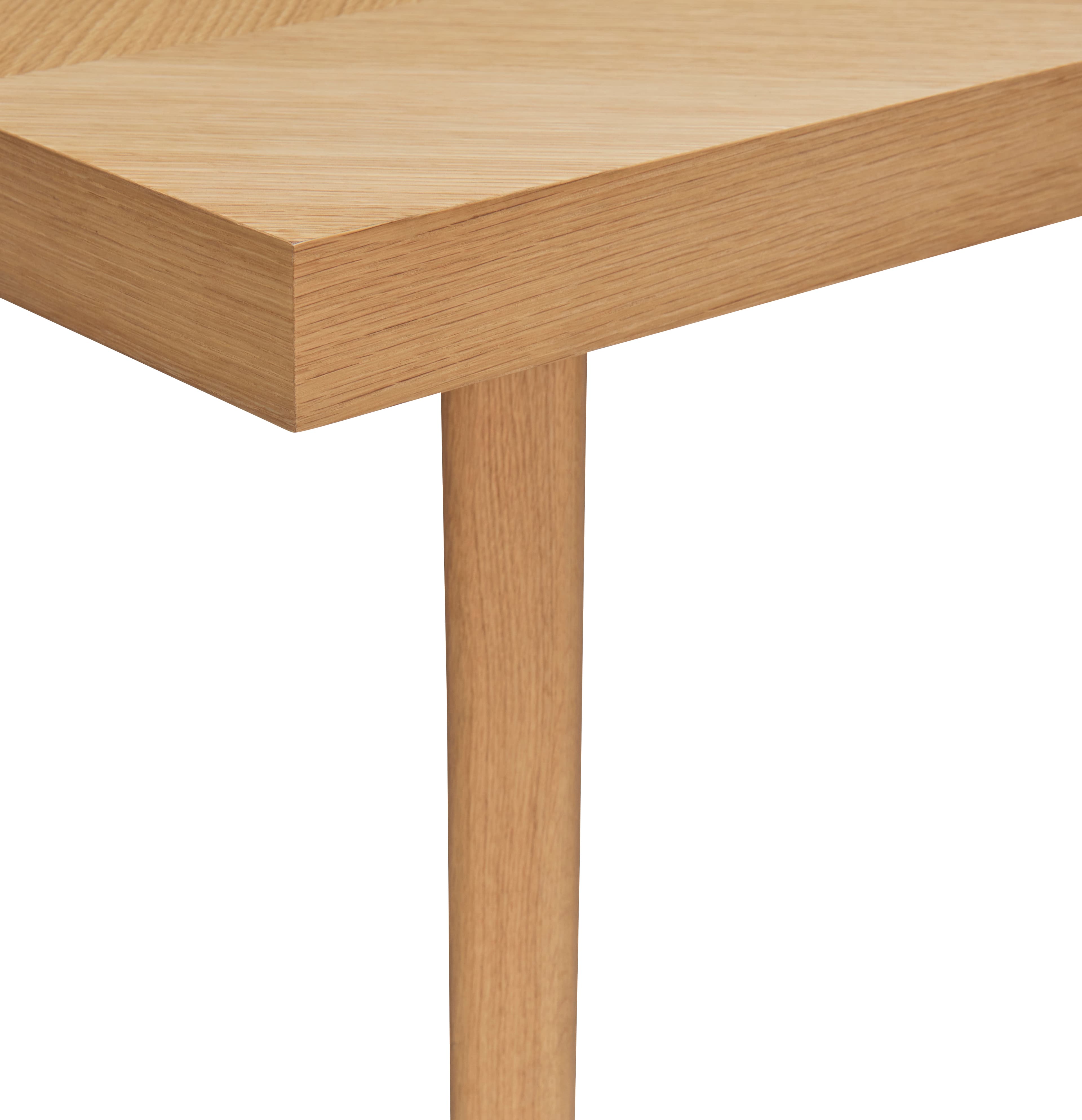 Herringbone Dining Table FSC Oak 160x80