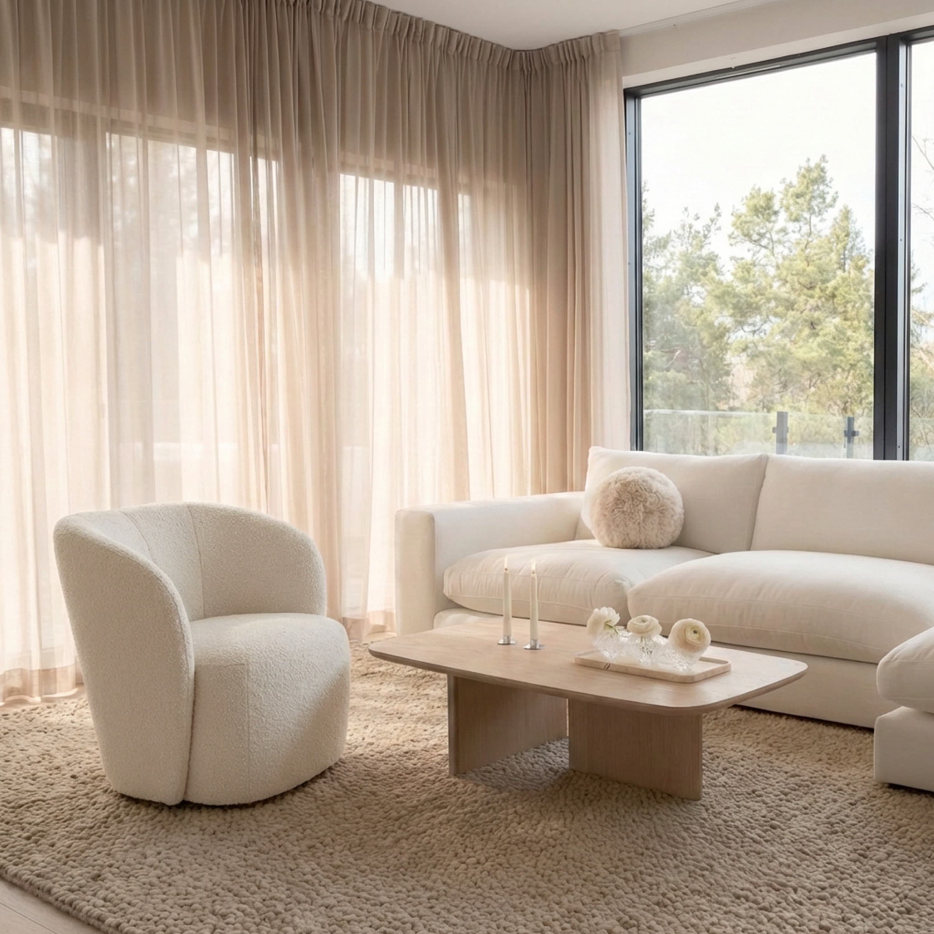 Lollo Sessel Creme Teddy