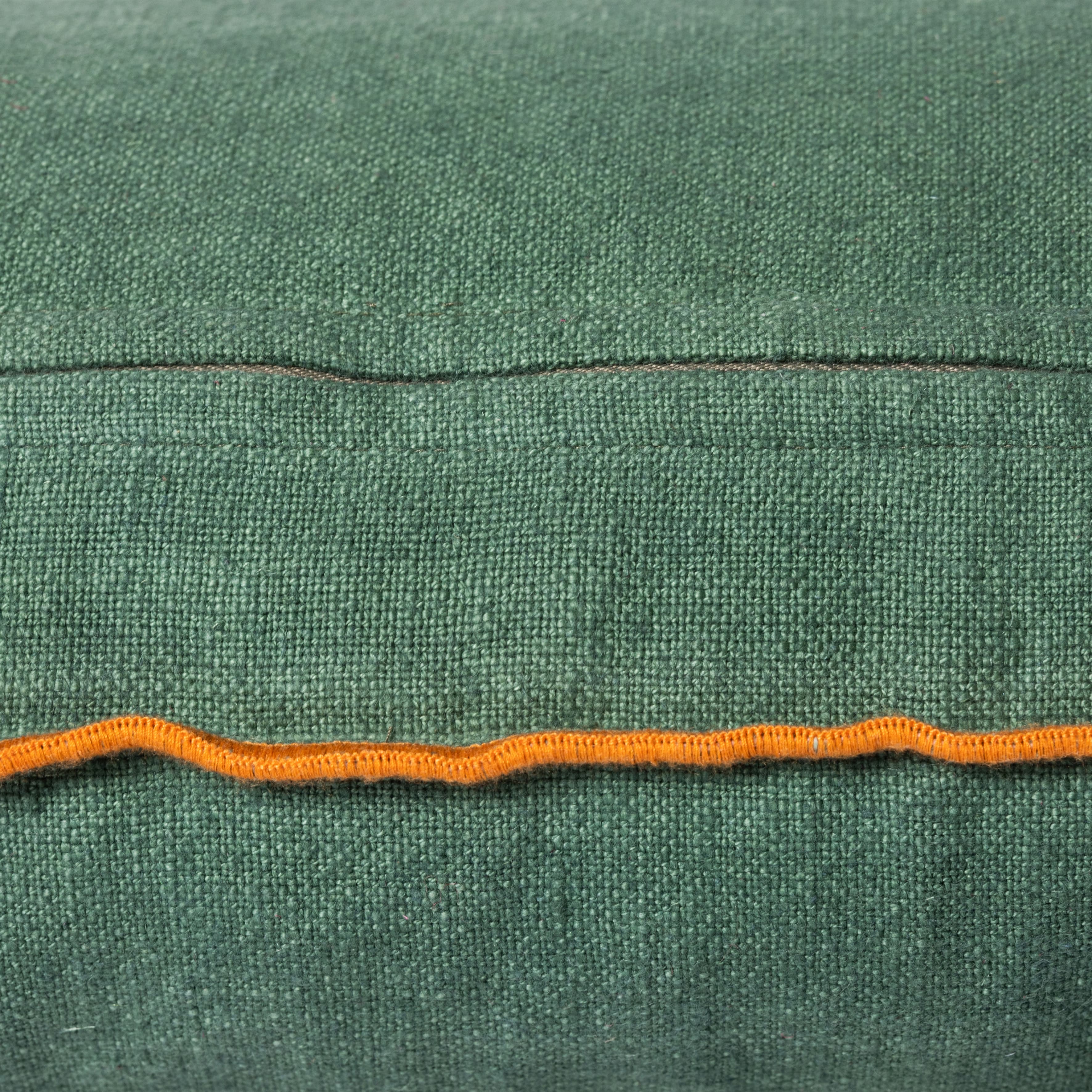 Linen Zierkissen Landhausstil 60x35