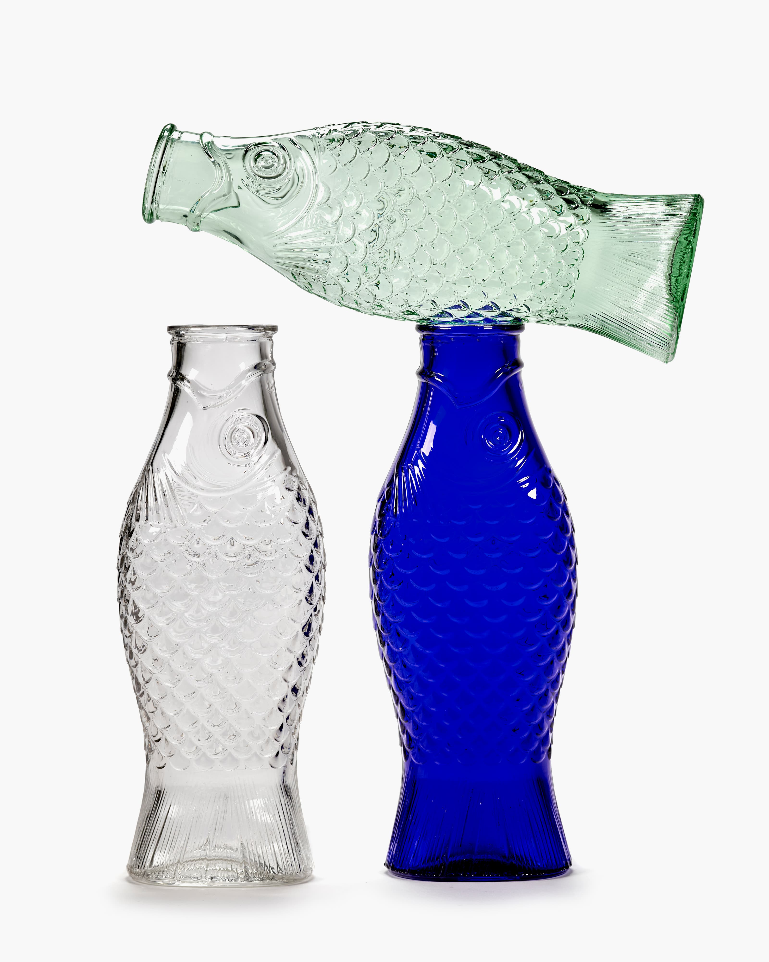 Fish & Fish Fish Carafe Green