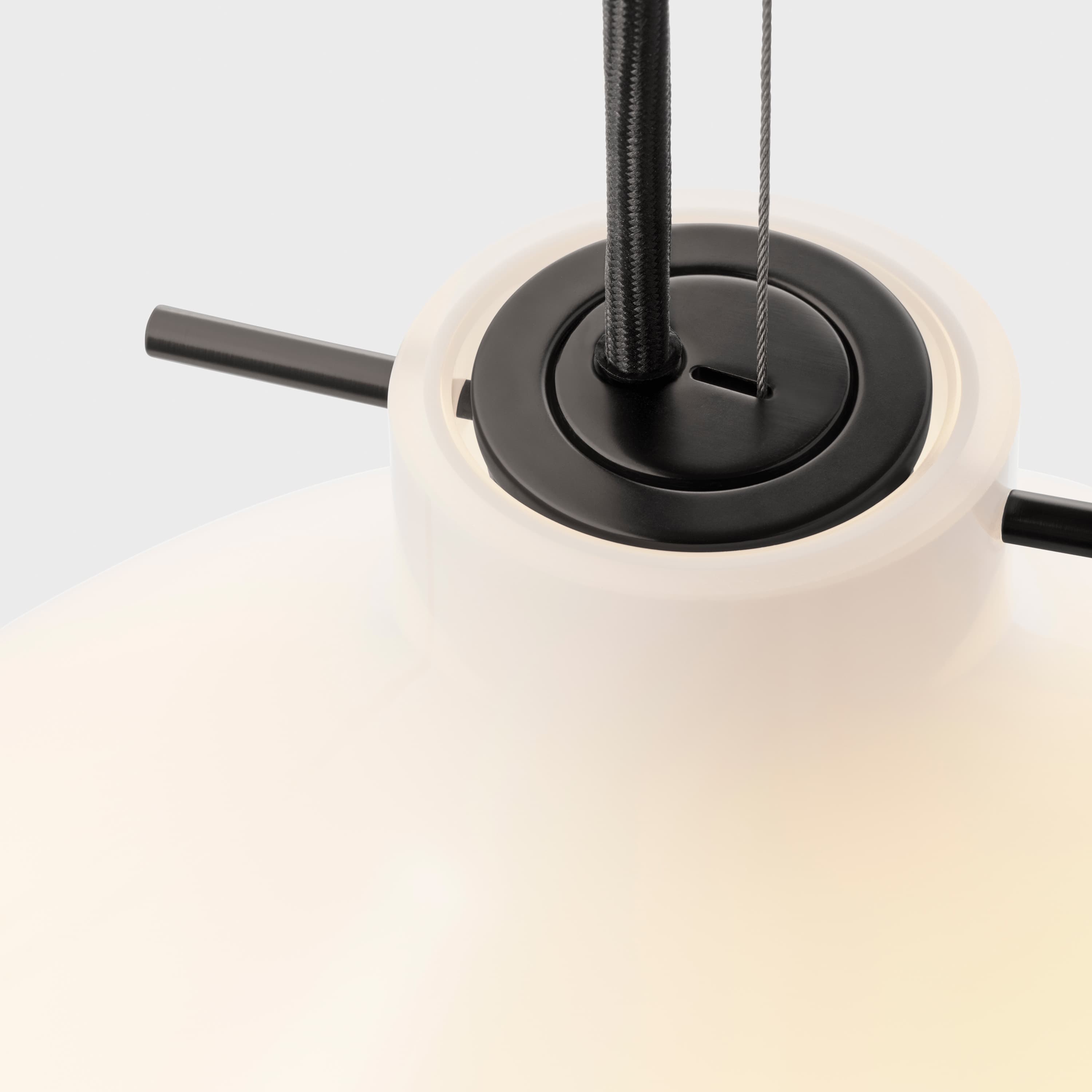 Repose Ceiling Lamp Black 40cm