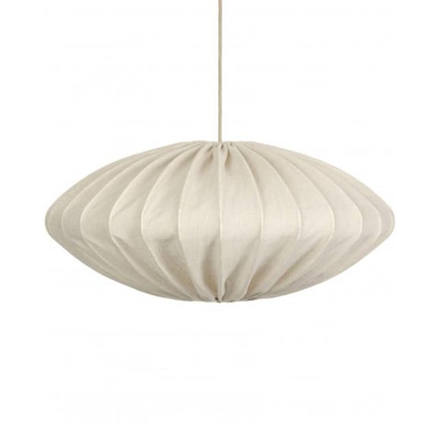 Ellipse Deckenlampe Leinen Natur 80