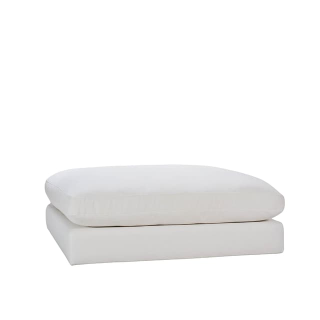Capri Fussbank Weiß 120x115