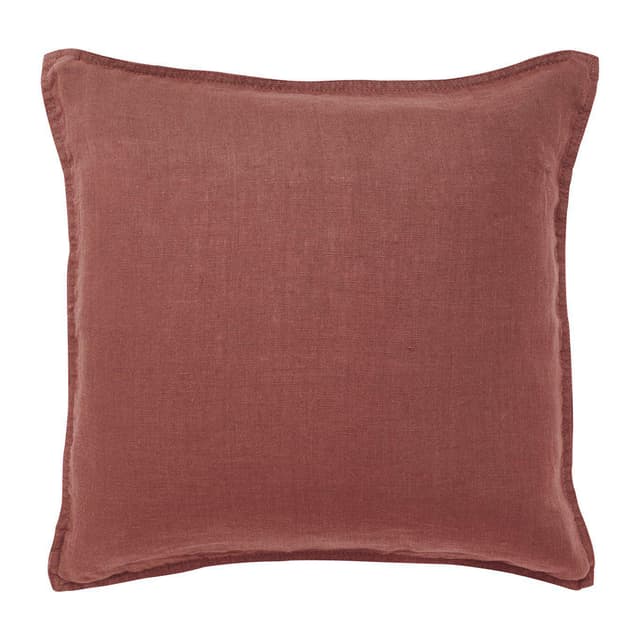 Julie Pillow Cover Linen Brick 45x45 cm