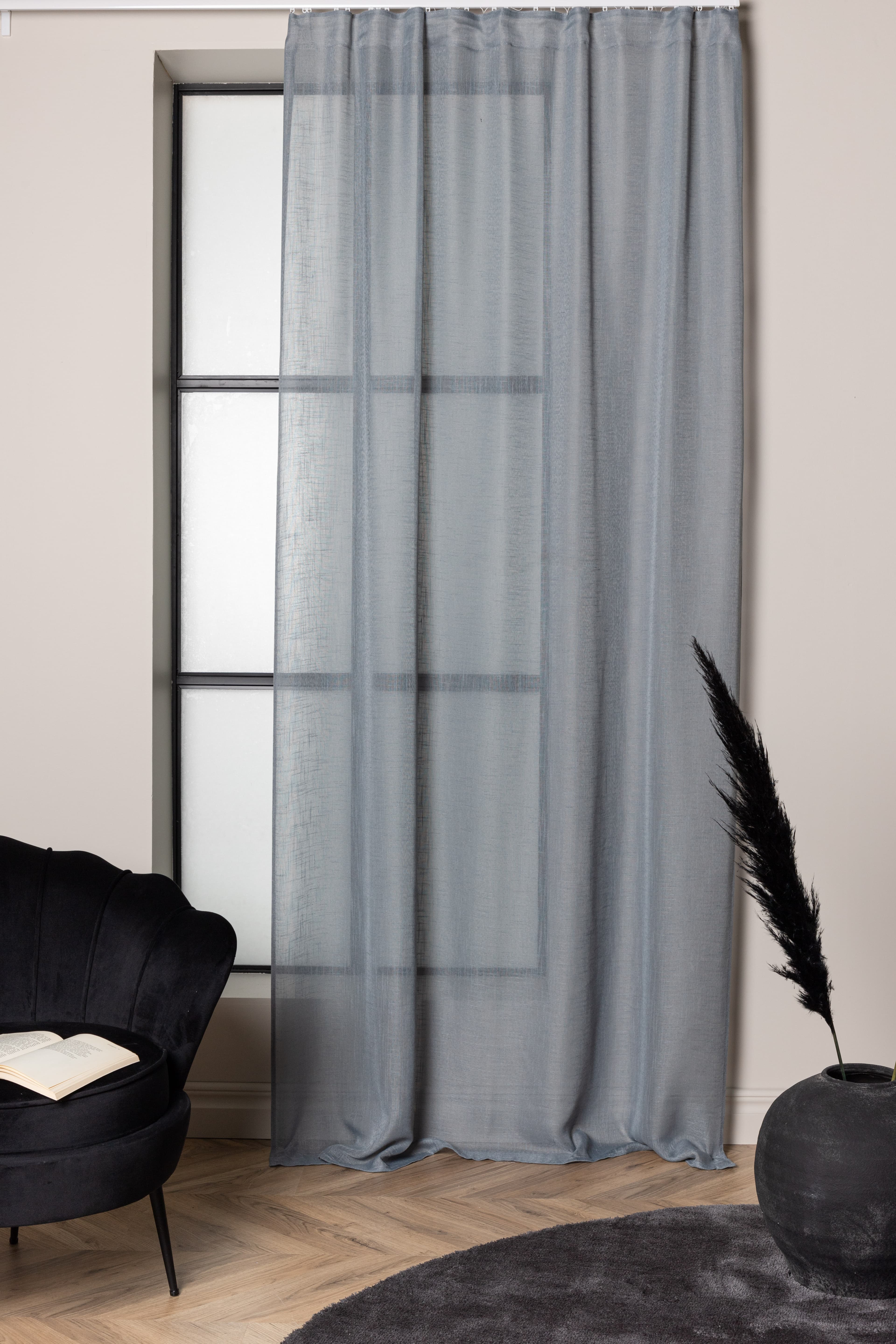 Kaya Gardinlängd Grå 290cm 2-pack
