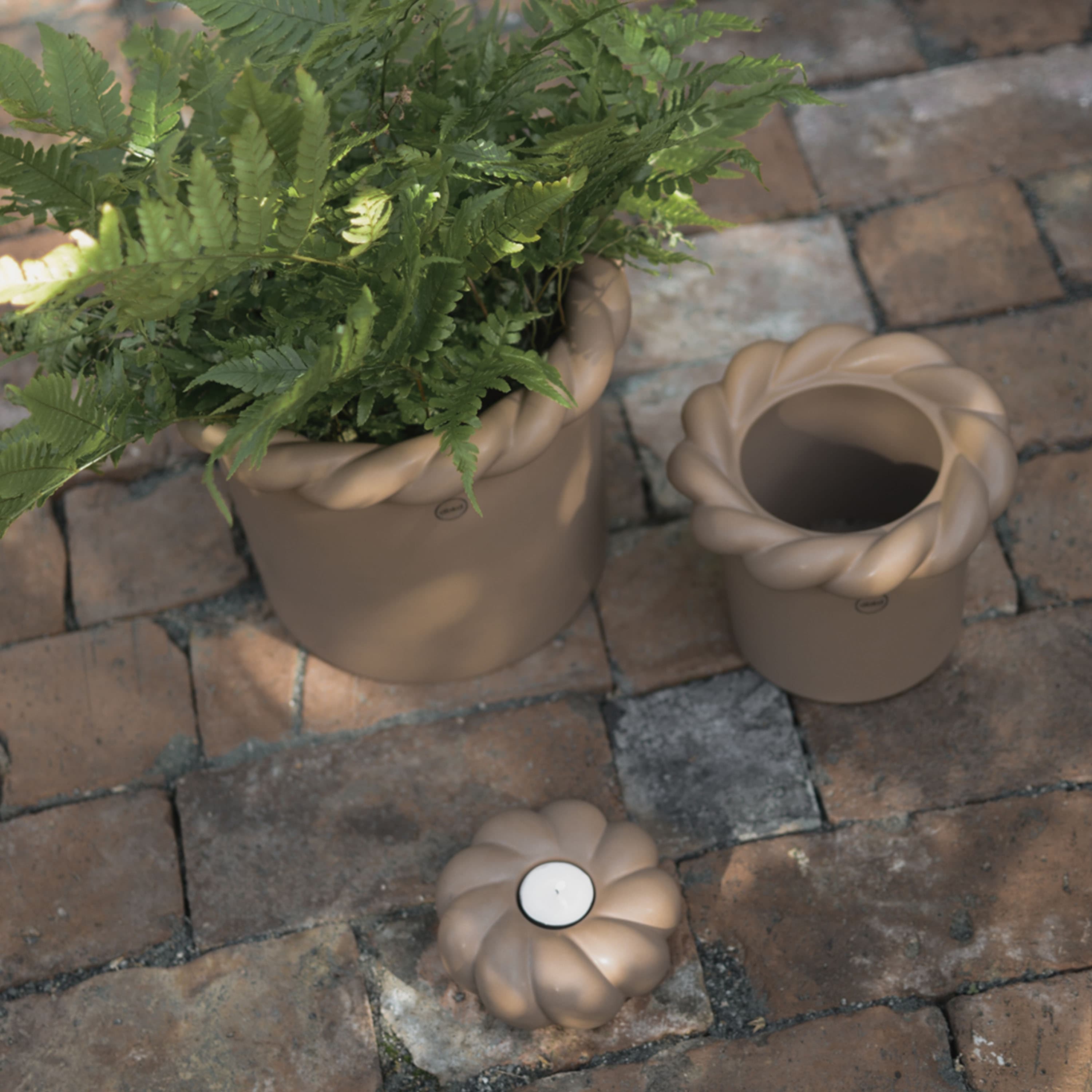 Twine Pot Nougat Large