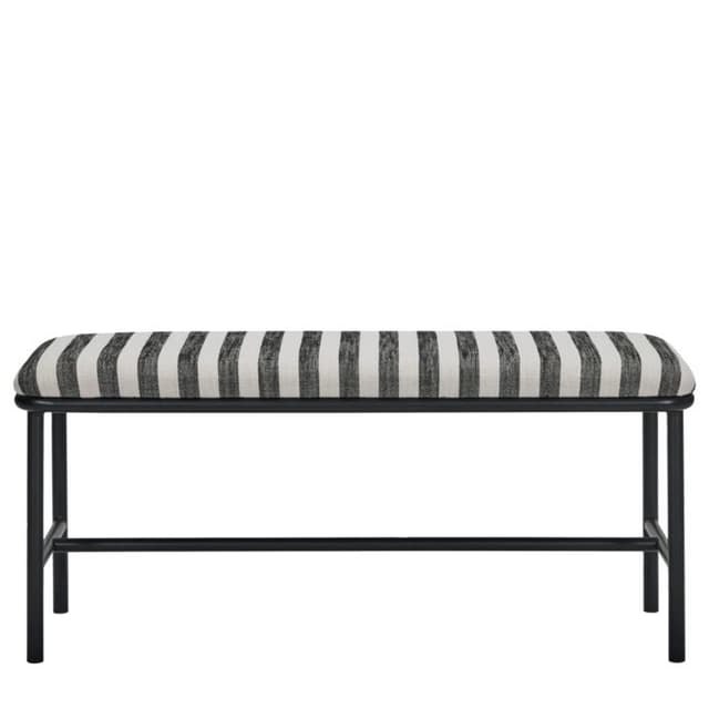 Toda Bänk Schwarz/Off-White 100x39