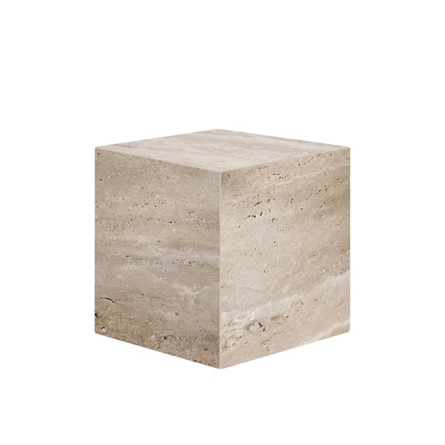 Tilly Side Table Travertine 40cm