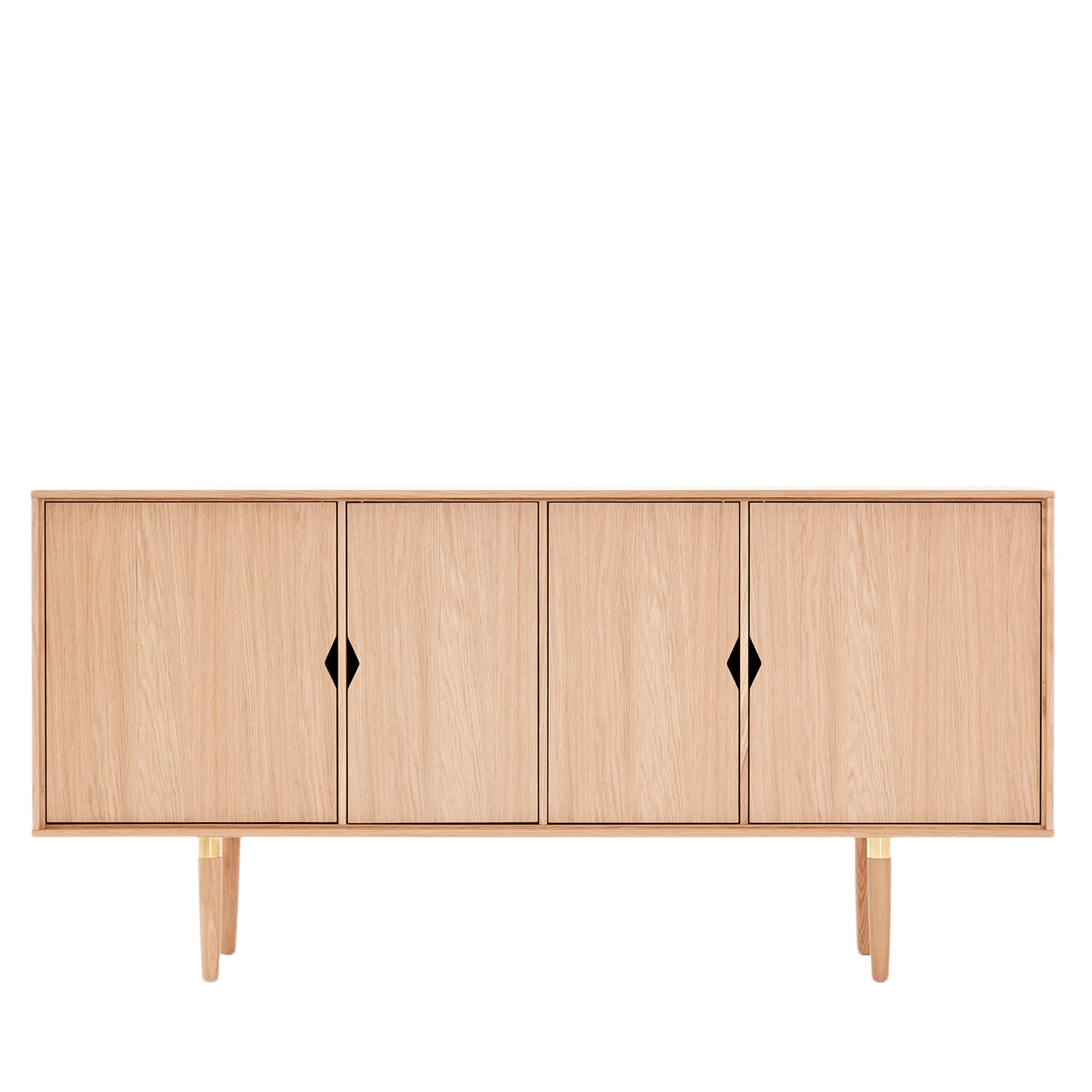 Unique´s Sideboard Weiß pigmentierte Eiche 163x80