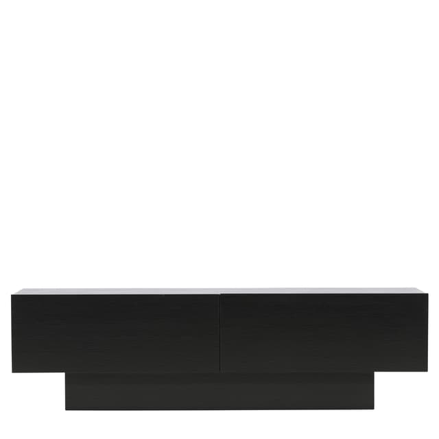 Cuenca TV-Bank Schwarz/Schwarz 160cm