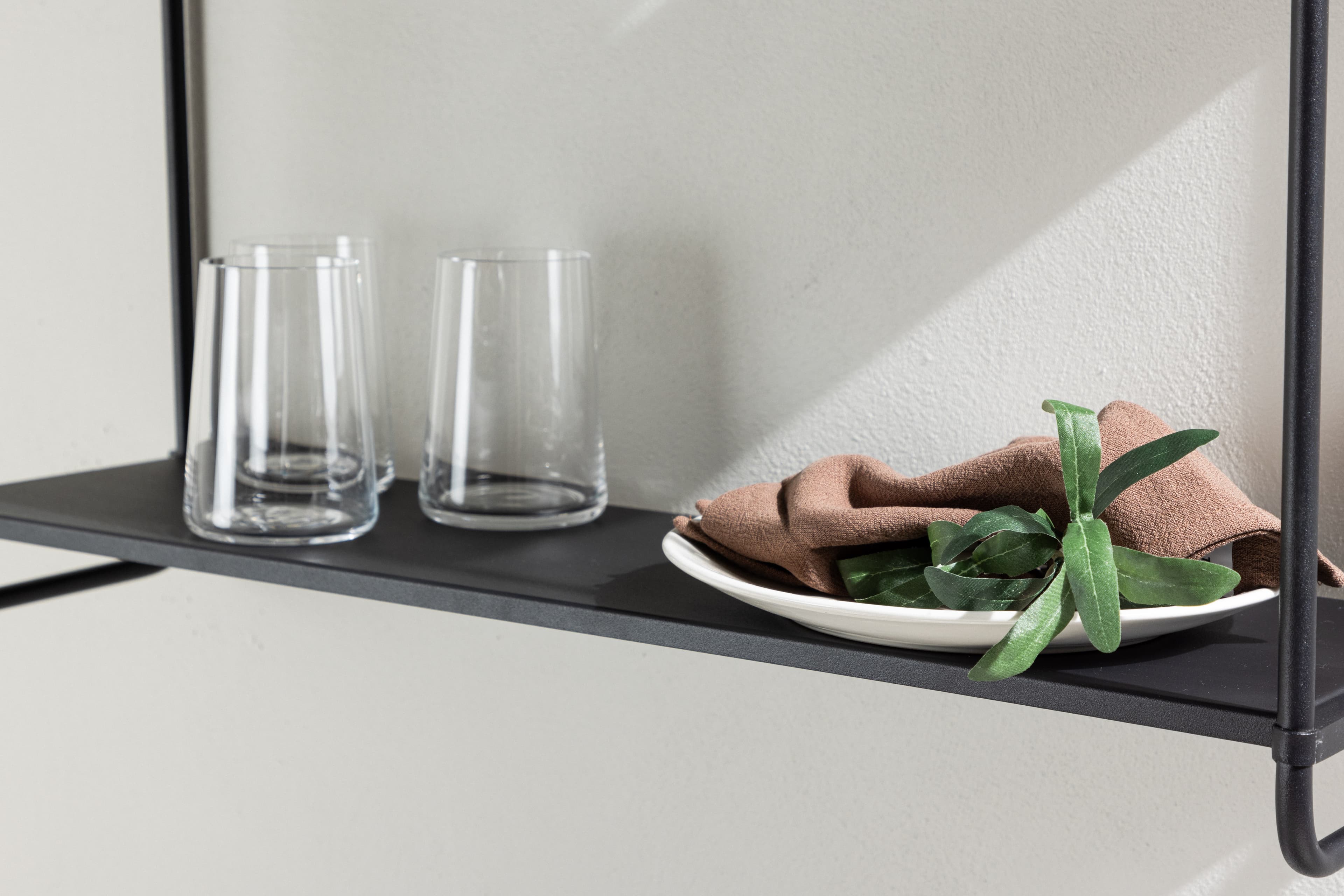 Lyon Vägghylla Black 62cm