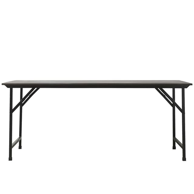 Party Esstisch Klappbar Schwarz 180cm