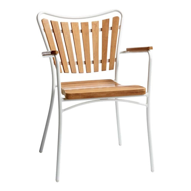 Ellen Armlehnstuhl Weiß