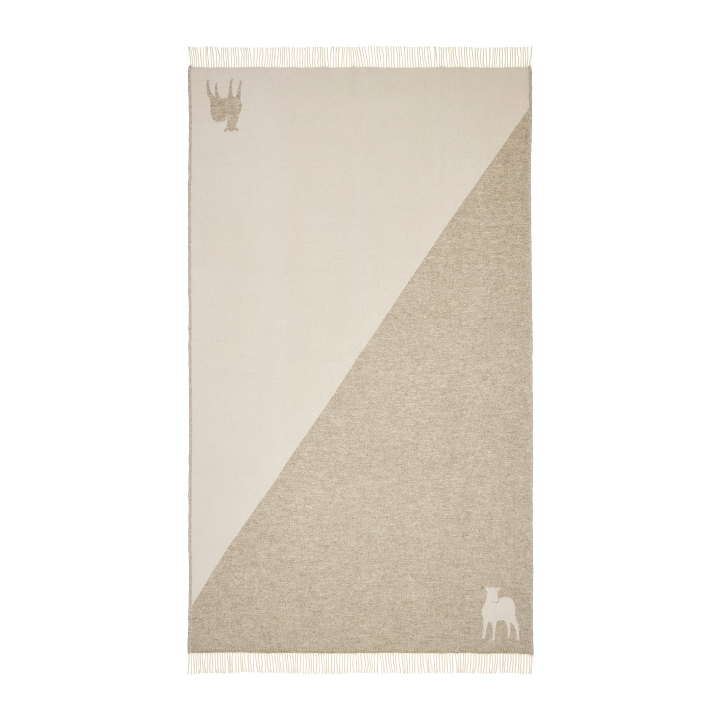 Lennie Wolldecke Creme 140x240