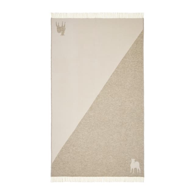 Lennie Wolldecke Creme 140x240