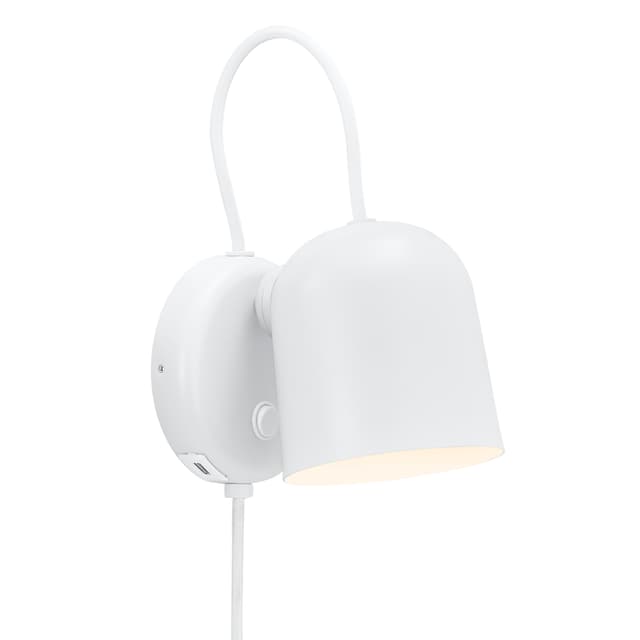 Angle Wandlampe Weiß/Telegrau