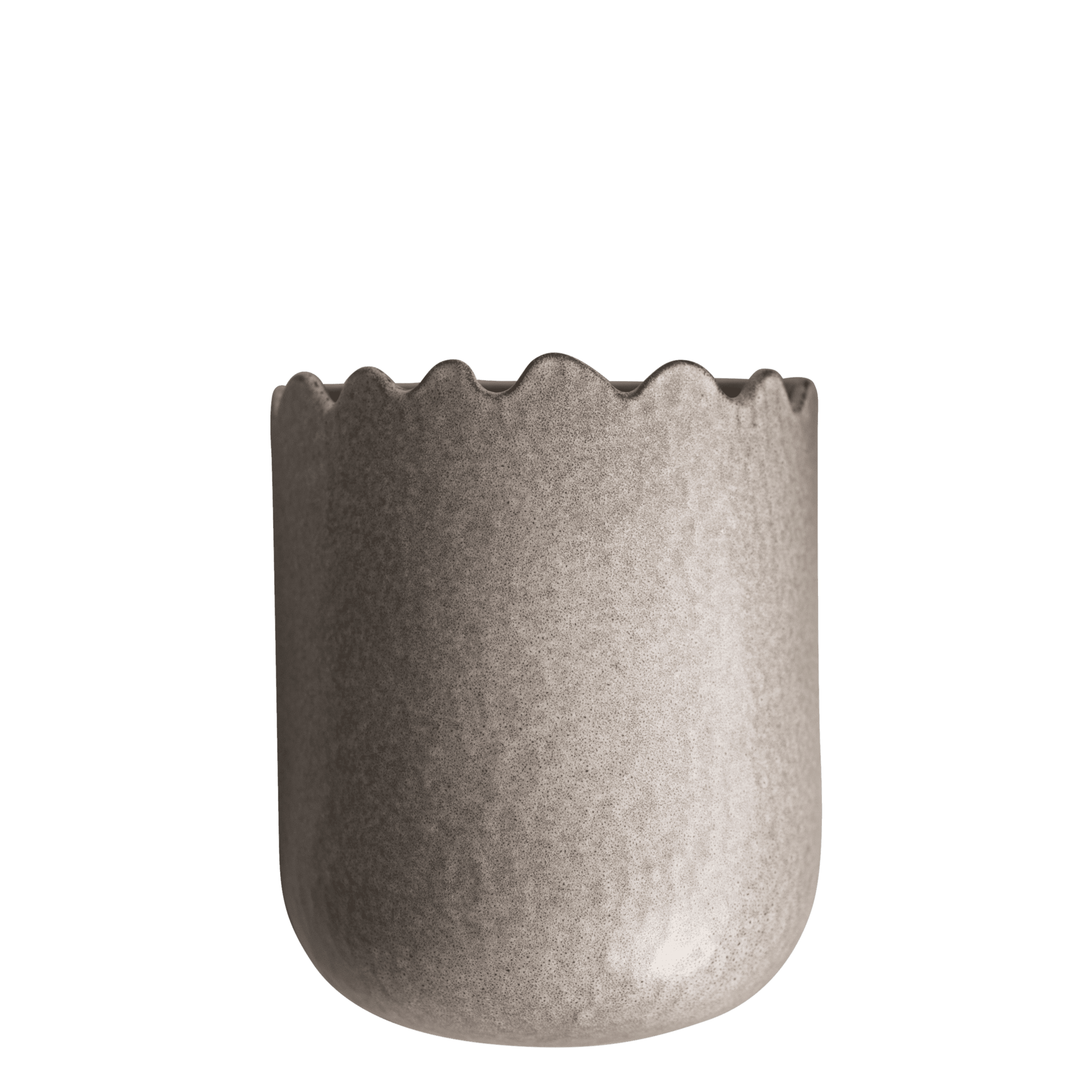 Flowery Wandtopf Beige Klein