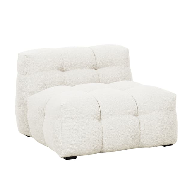 Billie Loungesessel Ivory Bouclé 89cm