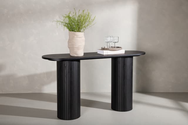 Bianca Konsolentisch Schwarz 40x130