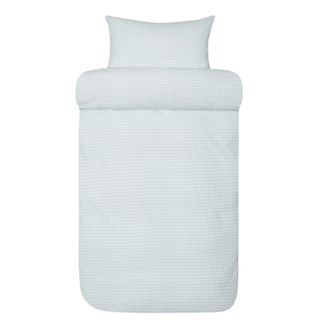 Nils Single Duvet Cover Set Aqua 150x210cm/50x60cm