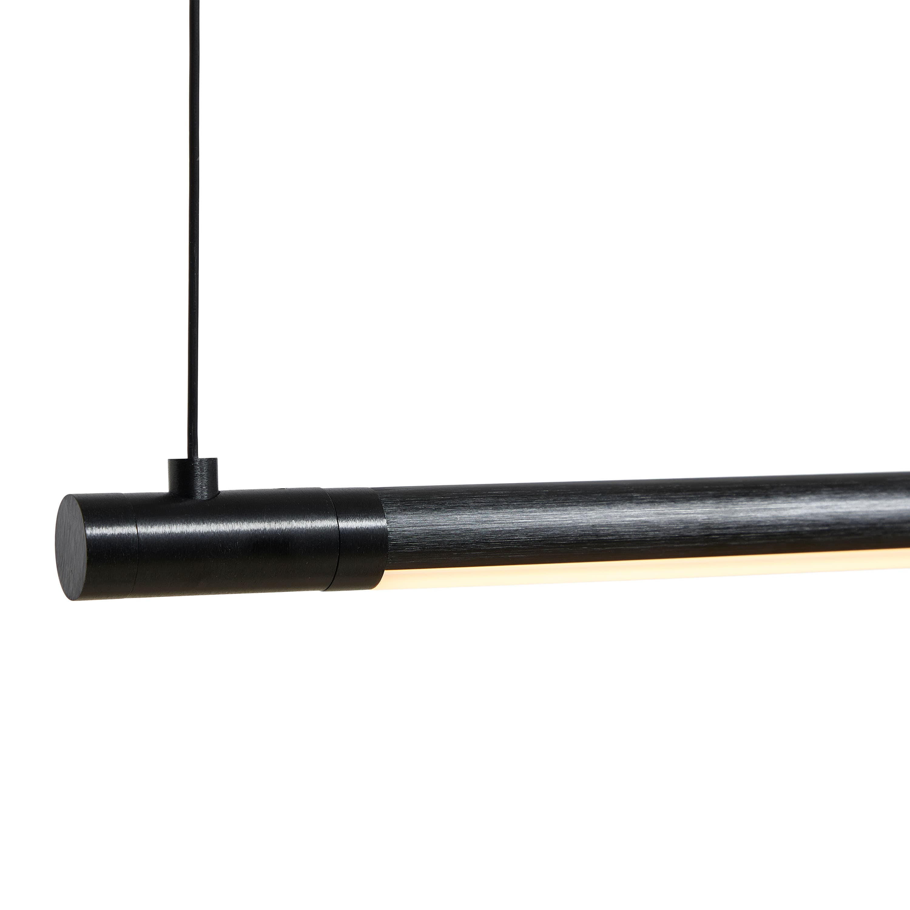 Straw Deckenleuchte Schwarz 150cm