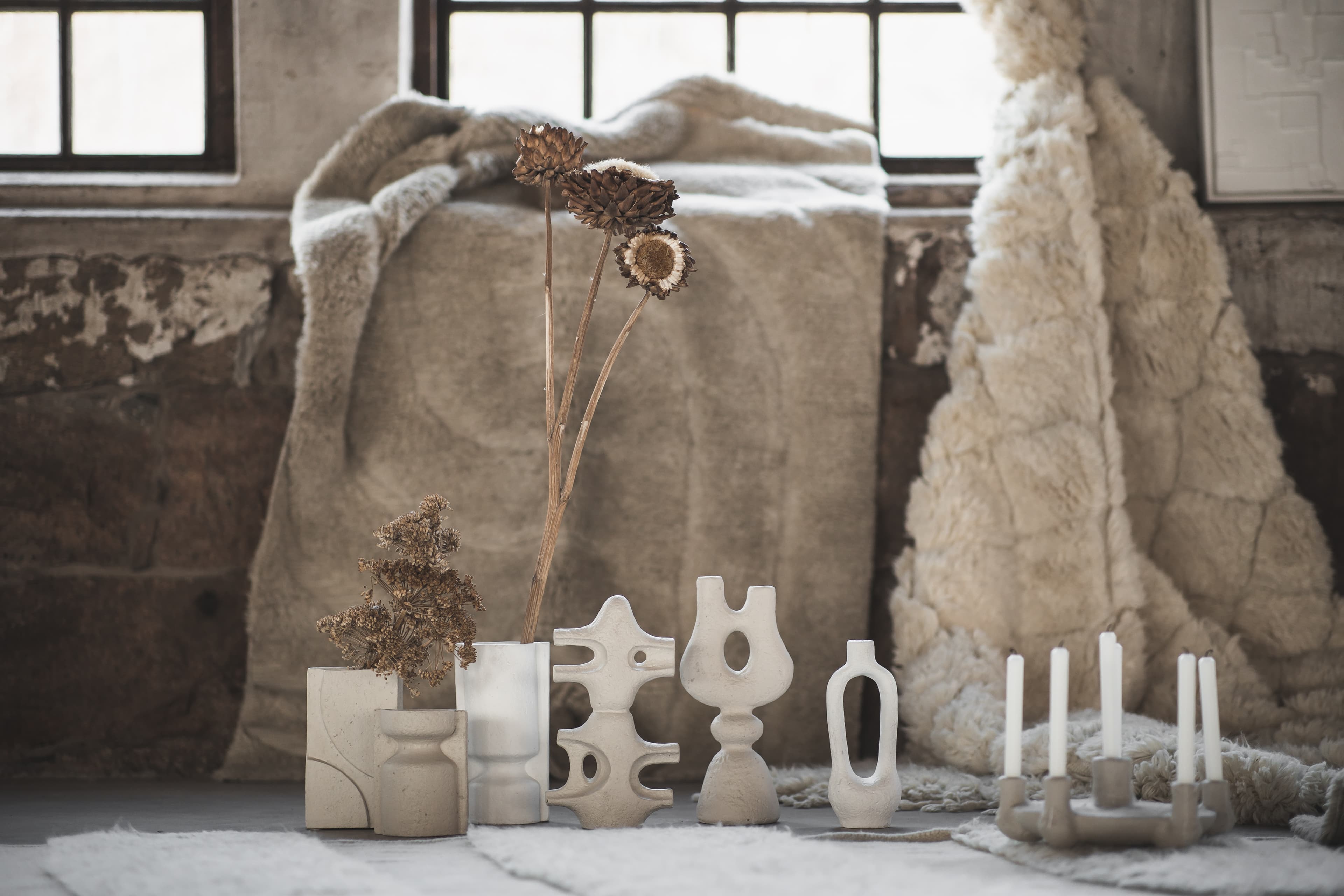 Willow Vase Offwhite 25cm