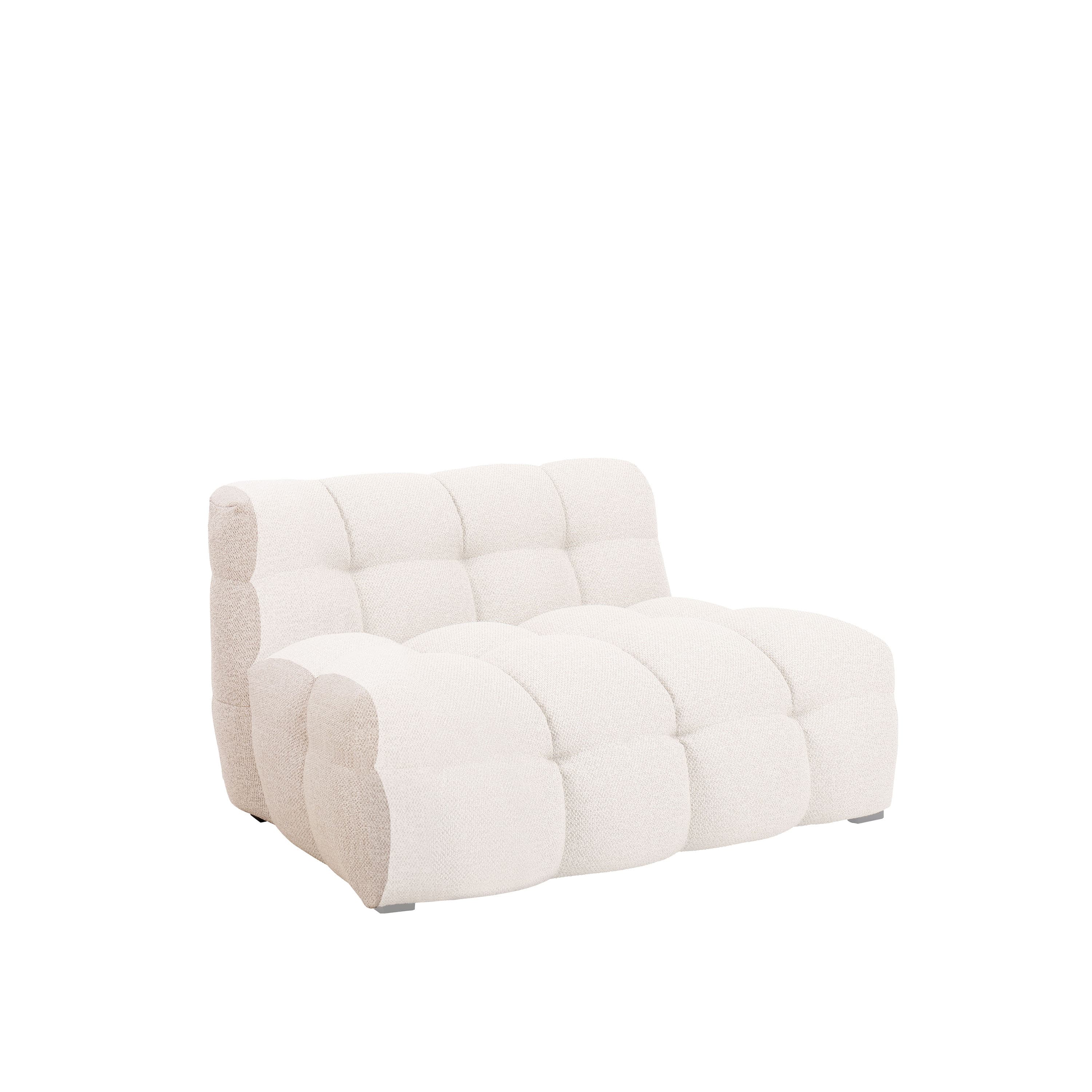 Billie Modulabdeckung Links Beige Bouclé 8cm