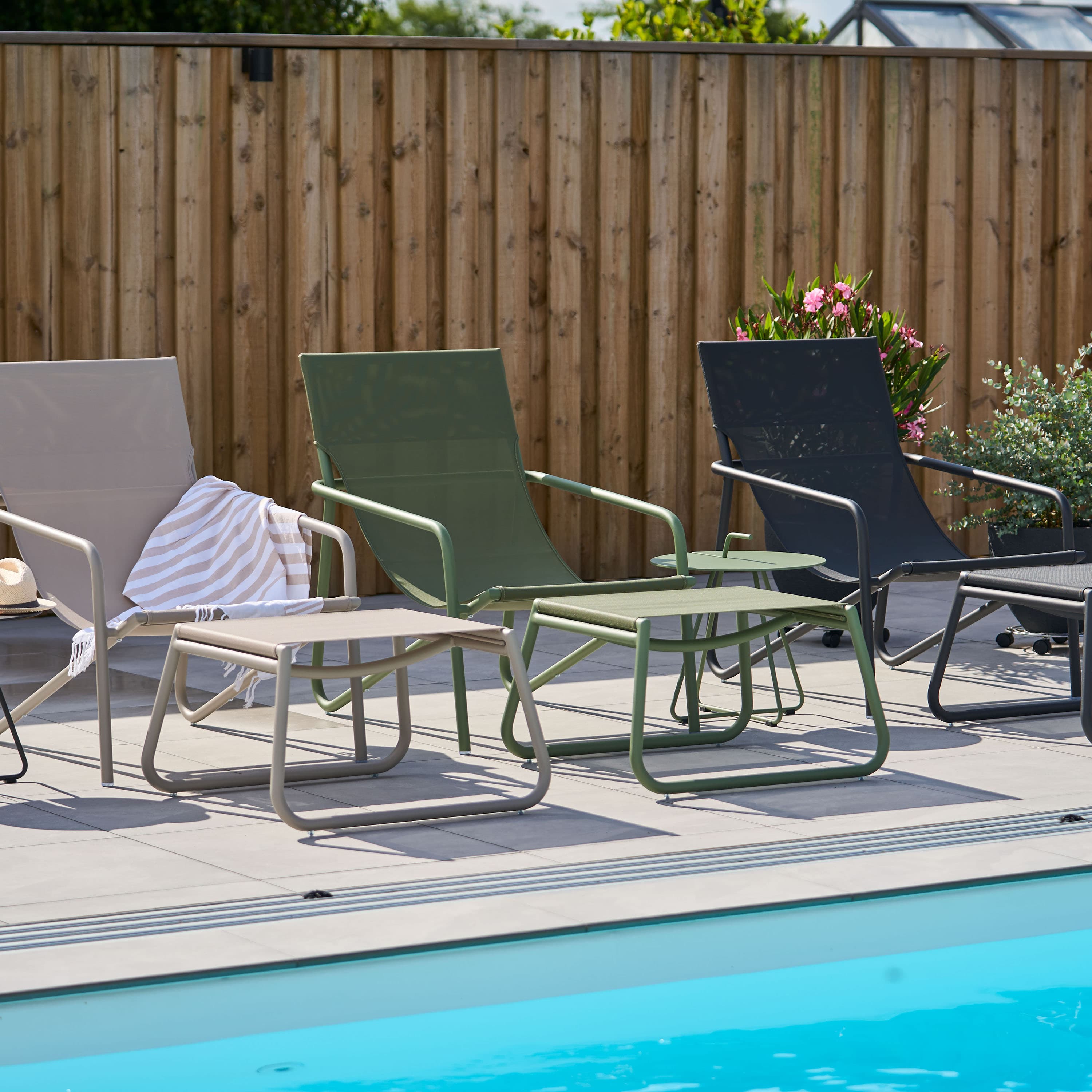 Sandholma Footstool Sand