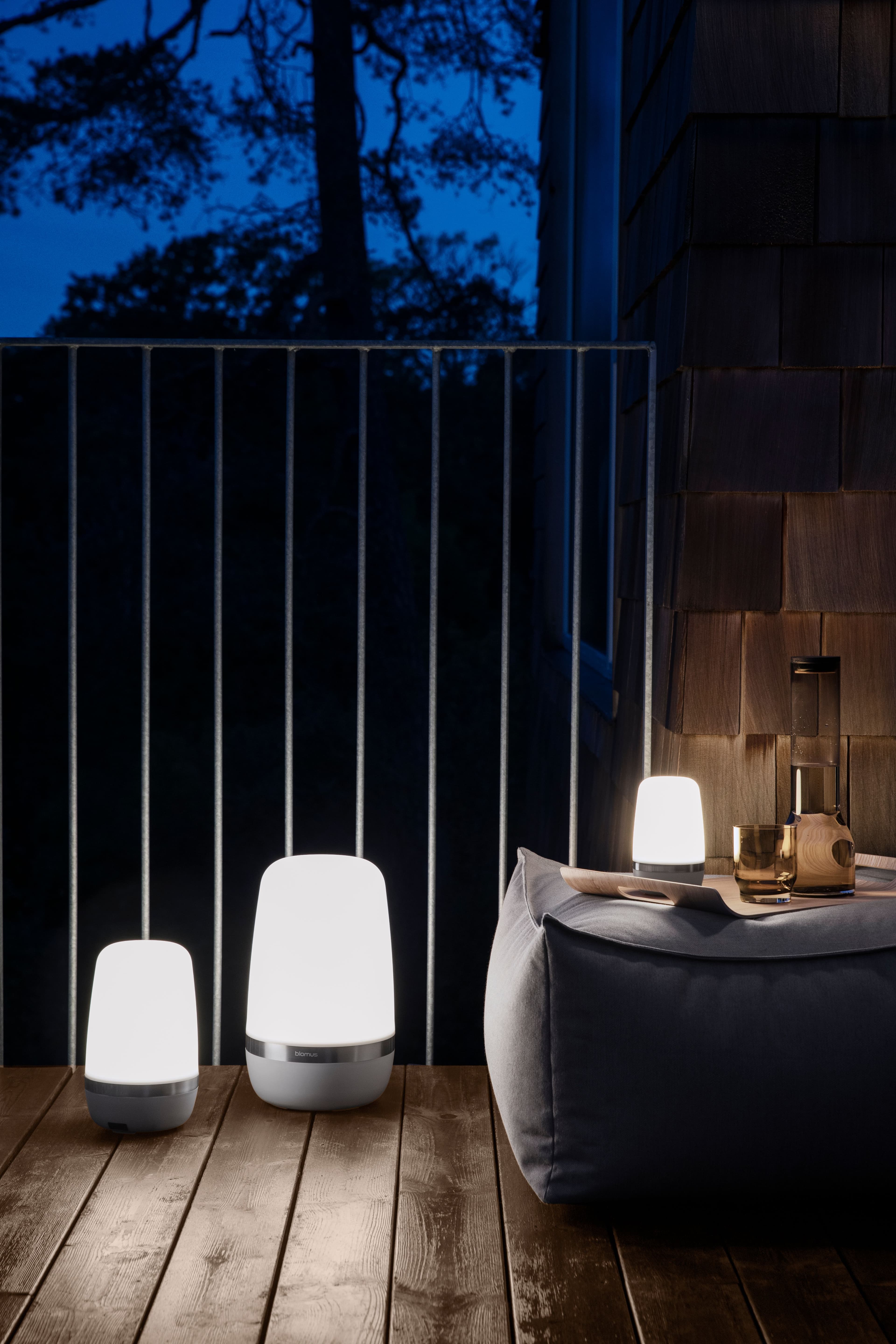 Spirit LED Tragbare Tischlampe Warmes Grau Klein