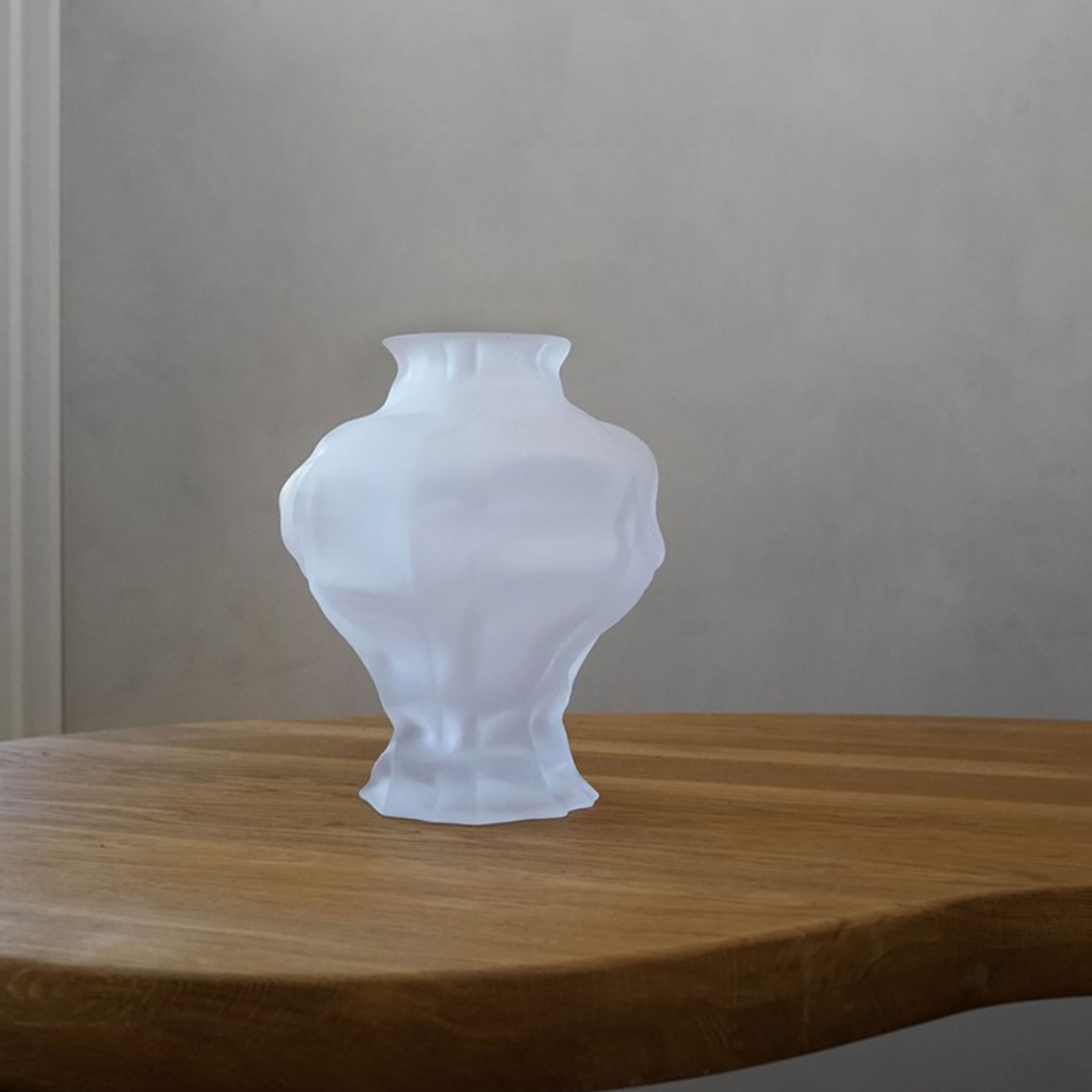 Ammonit Vase Frosted 30 cm