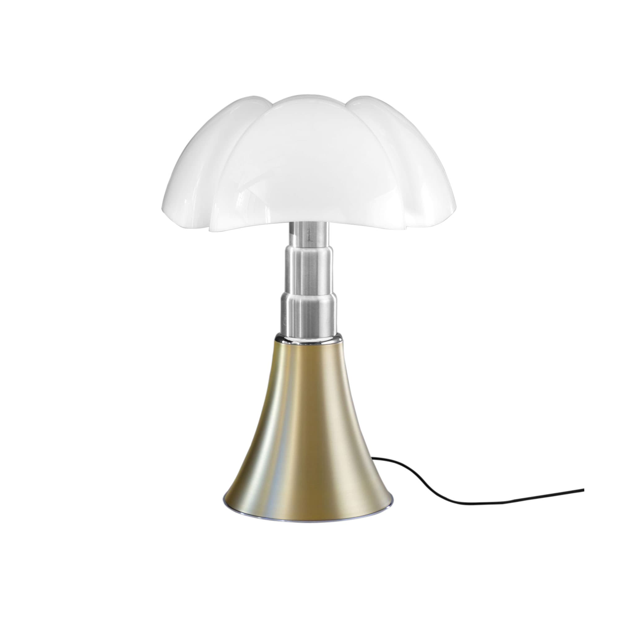 Pipistrello Mini Tischlampe Dimmbar LED Natural Satin Brass