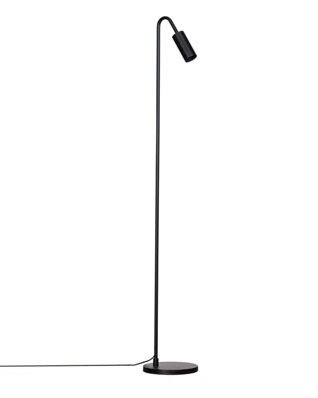 Curve Golvlampa Matt Svart 146cm