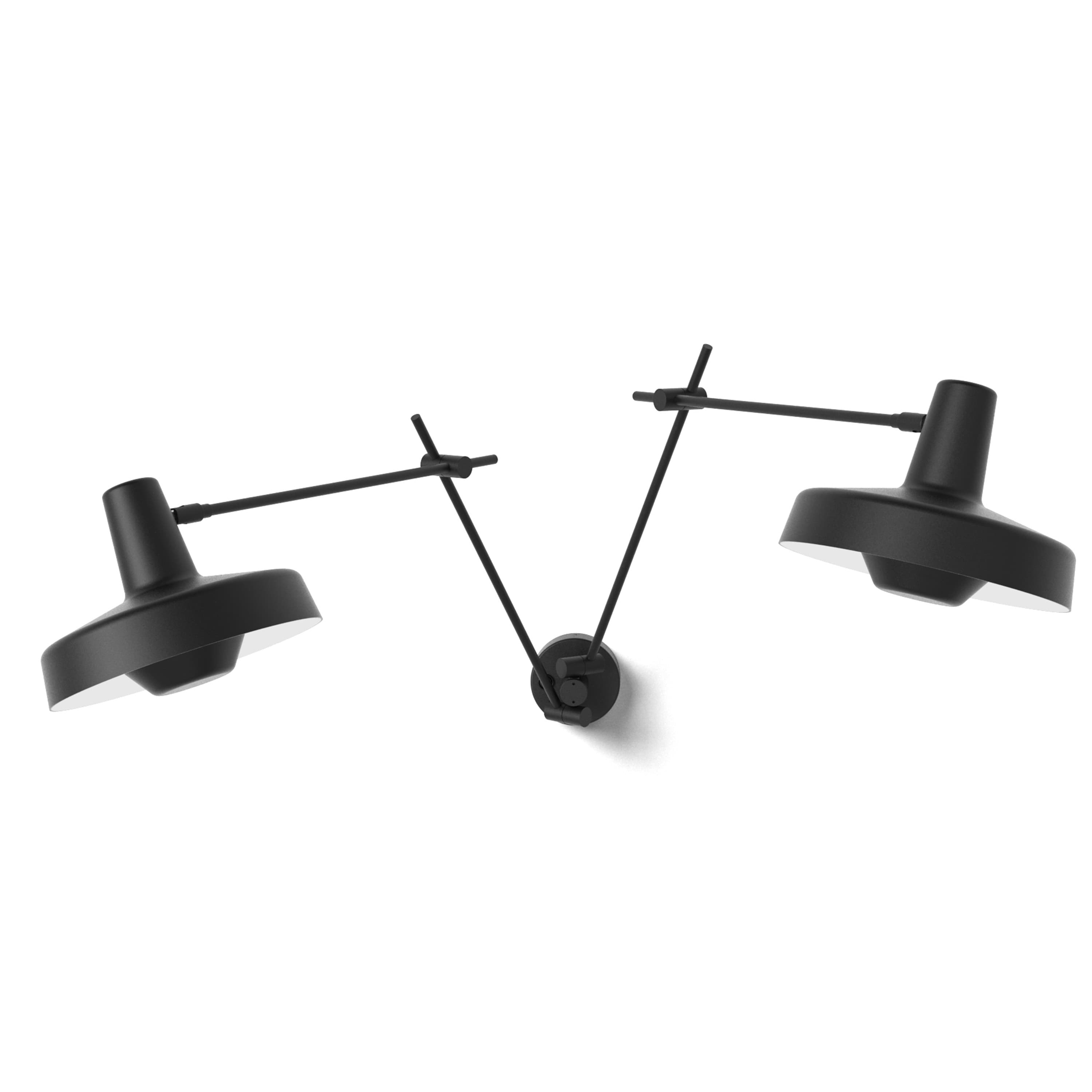 Arigato Wall Lamp Double Black